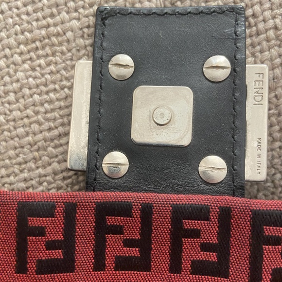 SOLD - AUTHENTIC Fendi Zucchino Baguette - Picture 7 of 9